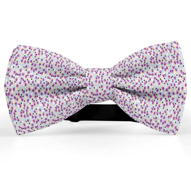 Papion personalizat, model panselute, flori mici